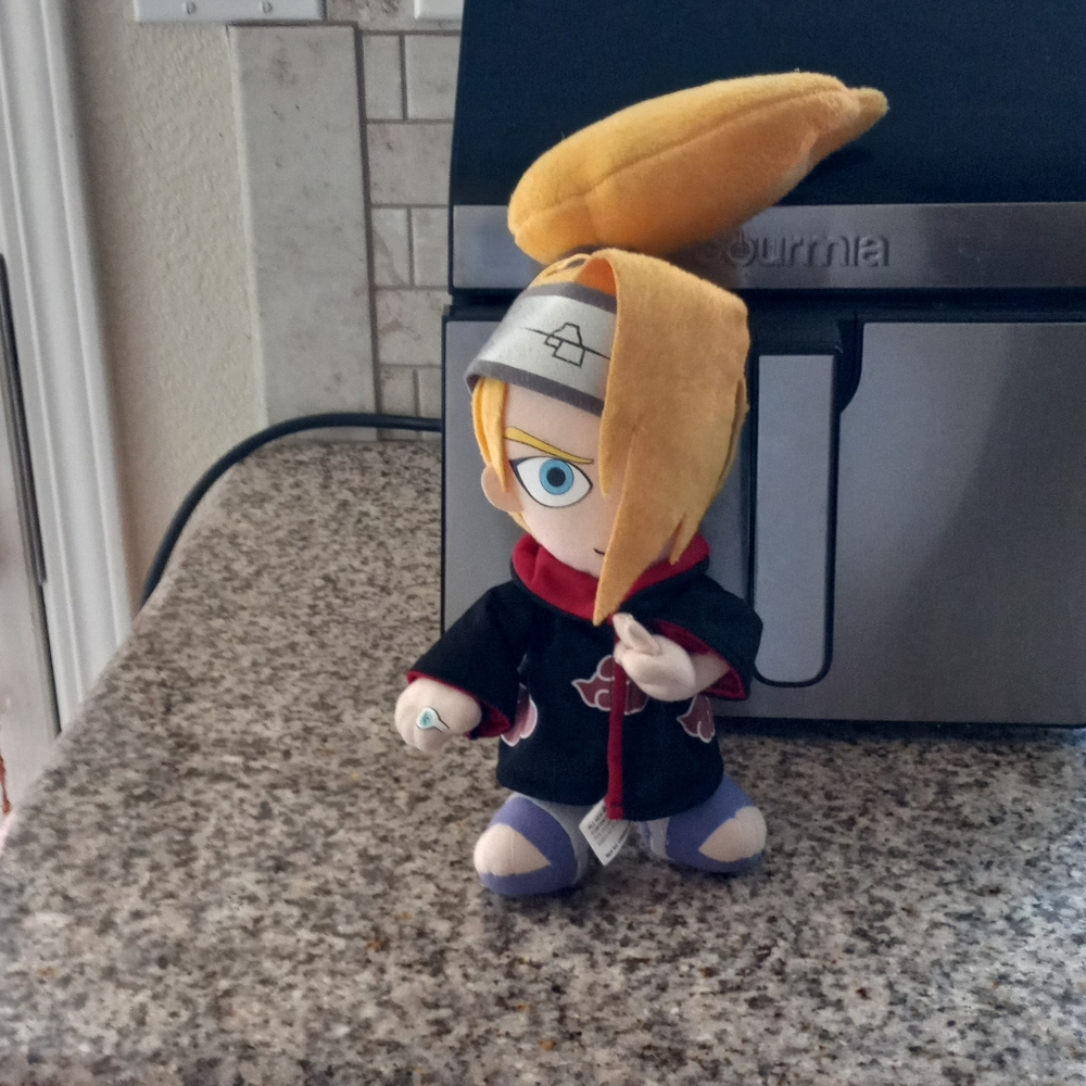 2002 Great Eastern Naruto Shippuden Deidara Anime Plush - Picture 2 of 7